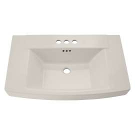 0328004.222 Townsend 4-in Centerset Pedestal Sink Top, Linen