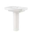 0328800.020 Townsend 8-in Widespread Pedestal Sink Top and Leg Combination, White