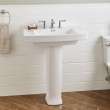 0328800.020 Townsend 8-in Widespread Pedestal Sink Top and Leg Combination, White