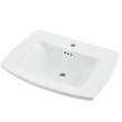 0445001.020 Edgemere Center Hole Only Pedestal Sink Top, White