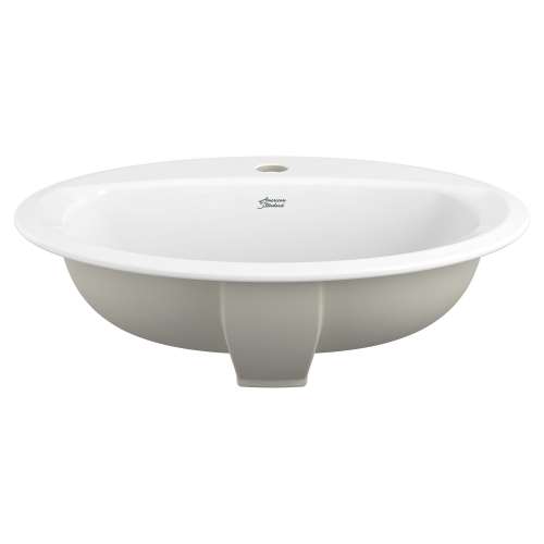 0475247.020 Reliant Oval Drop In Sink, Single Hole, White 