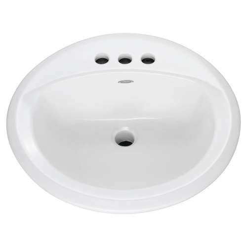 0491019USMCA.020 Rondalyn Drop In Sink with 4-in Centerset, White 
