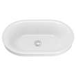 1296000.020 Studio S Above Counter Oval Sink, White