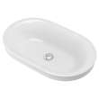1296000.020 Studio S Above Counter Oval Sink, White