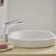1296000.020 Studio S Above Counter Oval Sink, White