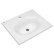 1297001.020 Studio S 24-in Vitreous China Vanity Sink Top Center Hole Only, White