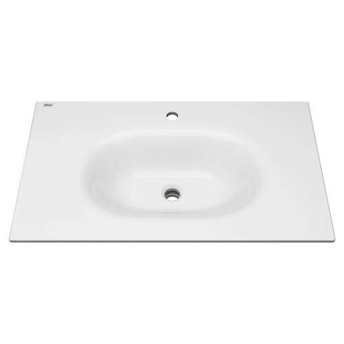 1298001.020 Studio S 33-in Vitreous China Vanity Sink Top Center Hole Only, White