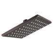 1660788.278 Universal Square 8 Inch 1.8 gpm/6.8 L/min Water Saving Rain Showerhead, Legacy Bronze 