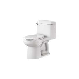 2034314.020 Champion 4 One-Piece 1.6 GPF and 6.0 LPF Chair Height Elongated Toilet with Seat, White