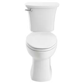 204AB104.020 Edgemere 1.28 gpf and 4.8 Lpf Two-Piece Chair Height Elongated 10-in Rough Toilet Less Seat, White 