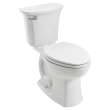 204AB104.020 Edgemere 1.28 gpf and 4.8 Lpf Two-Piece Chair Height Elongated 10-in Rough Toilet Less Seat, White 