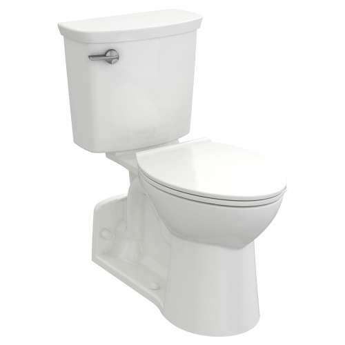 209AA137.020 Yorkville 1.28 gpf and 4.8 Lpf Two-Piece Chair Height Back Outlet Elongated EverClean Toilet, White 