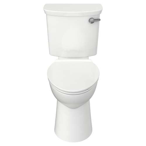 209AA138.020 Yorkville 1.28 gpf and 4.8 Lpf Two-Piece Right-Hand Trip Lever Chair Height Back Outlet Elongated EverClean Toilet, White 