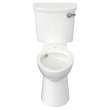 209AA138.020 Yorkville 1.28 gpf and 4.8 Lpf Two-Piece Right-Hand Trip Lever Chair Height Back Outlet Elongated EverClean Toilet, White 