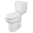 250AA104.020 Colony 1.28 gpf and 4.8 Lpf Two-Piece Chair-Height Elongated Toilet Less Seat, White 