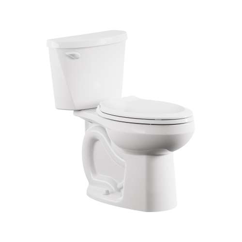 250AB104.020 Colony 1.28 gpf and 4.8 Lpf Two-Piece Chair-Height Elongated 10-in Rough Toilet Less Seat, White 
