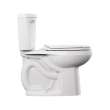 250AB104.020 Colony 1.28 gpf and 4.8 Lpf Two-Piece Chair-Height Elongated 10-in Rough Toilet Less Seat, White 