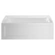 2545102.020 Town Square S 60 x 30-in Integral Apron Bathtub with Right Hand Outlet, White