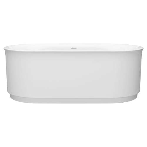 2549004.020 Studio S 68 x 34-in Freestanding Bathtub Center Drain with Integrated Overflow, White