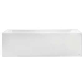 2573202.020 Studio 60 x 30-in Integral Apron Bathtub Above Floor Rough with Left Hand Outlet, White