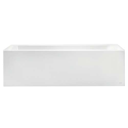 2573202.020 Studio 60 x 30-in Integral Apron Bathtub Above Floor Rough with Left Hand Outlet, White