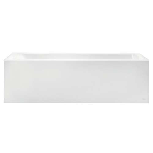 2574102.020 Studio 60 x 32-in Integral Apron Bathtub Above Floor Rough with Right Hand Outlet, White