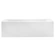 2574202.020 Studio 60 x 32-in Integral Apron Bathtub Above Floor Rough with Left Hand Outlet, White