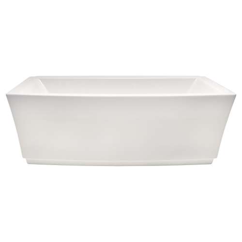 2691004.020 Townsend 68 x 36-in Freestanding Bathtub Center Drain with Integrated Overflow, White