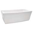 2691004.020 Townsend 68 x 36-in Freestanding Bathtub Center Drain with Integrated Overflow, White