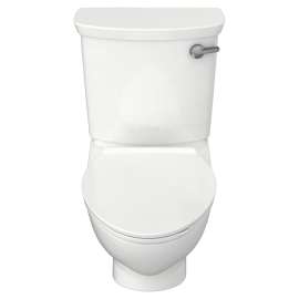 2882108.020 Glenwall 1.28 gpf and 4.8 Lpf Two-Piece Right-Hand Trip Lever Back Outlet Elongated Wall-Hung EverClean Toilet, White 