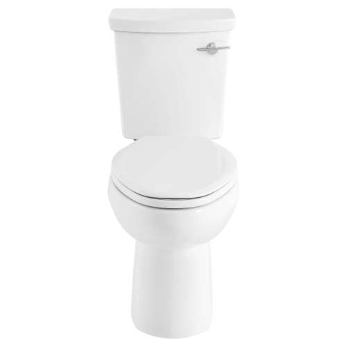 2886205.020 H20Ption 1.28 gpf and 4.8 Lpf and 0.92 gpf and 3.5 Lpf Ada Two-Piece Dual Flush Chair Height Right-Hand Trip Lever Elongated Toilet Less Seat, White