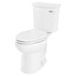 2886205.020 H20Ption 1.28 gpf and 4.8 Lpf and 0.92 gpf and 3.5 Lpf Ada Two-Piece Dual Flush Chair Height Right-Hand Trip Lever Elongated Toilet Less Seat, White