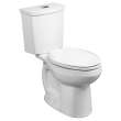 2887218.020 H20Ption 1.28 gpf and 4.8 Lpf and 0.92 gpf and 3.5 Lpf Two-Piece Dual Flush Standard Height Elongated Toilet Less Seat, White