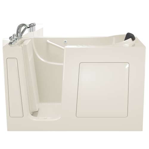 3060.100.CLL As Walk In Tubs Gelcoat Standard Series 60-in x 30-in Walk-In Whirlpool and Air Bath Tub, Linen 
