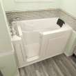 3060.100.CLL As Walk In Tubs Gelcoat Standard Series 60-in x 30-in Walk-In Whirlpool and Air Bath Tub, Linen 