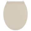5055B65PT.021 Seats Contemporary Slow Close and Easy Lift Off Round Front Toilet Seat, Bone 