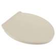 5055B65PT.021 Seats Contemporary Slow Close and Easy Lift Off Round Front Toilet Seat, Bone 