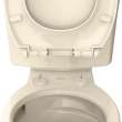 5055B65PT.021 Seats Contemporary Slow Close and Easy Lift Off Round Front Toilet Seat, Bone 
