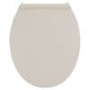 5055B65PT.222 Seats Contemporary Slow Close and Easy Lift Off Round Front Toilet Seat, Linen 