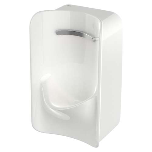 6517001EC.020 Glenbrook 0.125 - 0.5 gpf 0.47 - 1.9 Lpf Back Spud Urinal with EverClean, White 