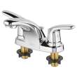 7075F05200.002 Colony PRO 4-inCenterset 2 Handle Bathroom Faucet 0.5 gpm and 1.9 Lpm with Lever Handles, Polished Chrome 