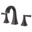 7612807.278 Crawford 8-inWidespread 2 Handle Bathroom Faucet 1.2 gpm and 4.5 L/min with Lever Handles, Legacy Bronze 
