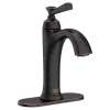 7617107.278 Glenmere Single Hole Single-Handle Bathroom Faucet 1.2 gpm and 4.5 L/min with Lever Handle, Legacy Bronze 