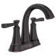 7617207.278 Glenmere 4-inCenterset 2 Handle Bathroom Faucet 1.2 gpm and 4.5 L/min with Lever Handles, Legacy Bronze 