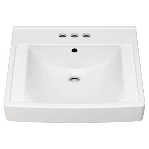 9134008EC.020 Decorum 21 x 20-1/4-in 533 x 514 mm Wall-Hung EverClean Sink with 8-in Widespread, White 