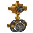 RU521 Roughs/Valves Flash 2 Way Integrated Shower Diverter Rough In Valve with Pressure Balance Valve Cartridge