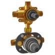 RU531 Roughs/Valves Flash 3 Way Integrated Shower Diverter Rough In Valve with Pressure Balance Valve Cartridge