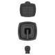 TU612502.243 Crawford 2.5 gpm/9.5 L/min Tub and Shower Trim Kit with Showerhead, Double Ceramic Pressure Balance Cartridge with Lever Handle, Matte Black 