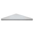 American Standard 8-in x 8-in Solid Surface Glue-On Corner Shelf (2-Pack), in Royal River