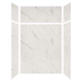 American Standard Reserve 60-in x 36-in x 72+24-in Glue to Wall 3-Piece Transition Tub Wall Kit - 7W4503-341.CM3672N-M